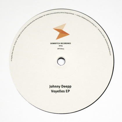 Johnny Deepp - Voyelles EP - Image 1