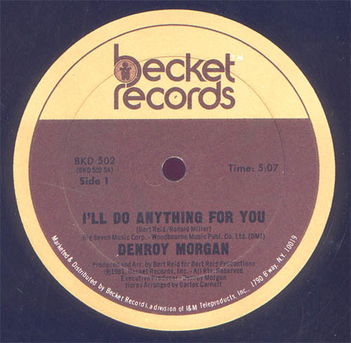 (Usado g+) Denroy Morgan – I'll Do Anything For You