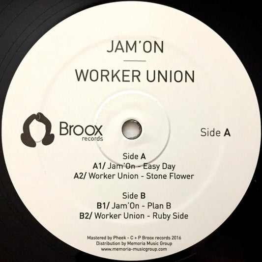 (Usado vg+) Jam'On / Worker Union – Easy Day / Stone Flower EP