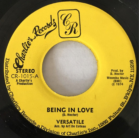 (Usado vg) Versatile – Being In Love