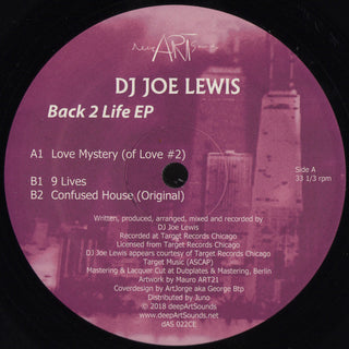 (Nuevo) DJ Joe Lewis – Back 2 Life EP
