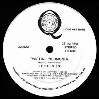 (Usado vg) The Genies – Twistin' Pneumonia