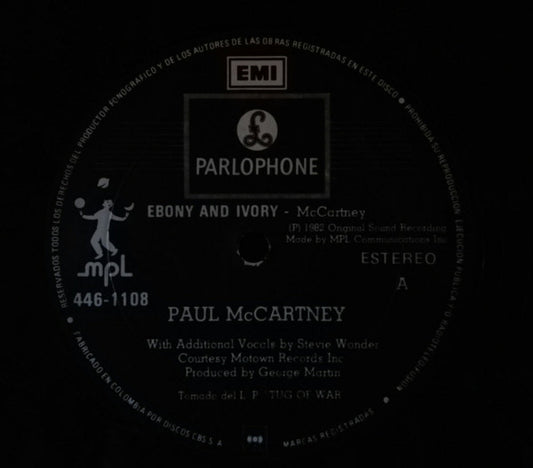 (Usado vg) Paul McCartney – Ebony And Ivory