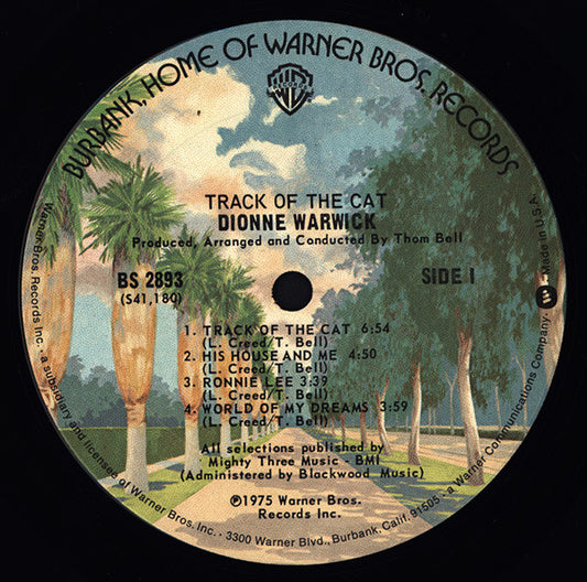 (Usado vg) Dionne Warwick – Track Of The Cat