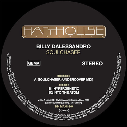 (Usado vg+) Billy Dalessandro – Soulchaser