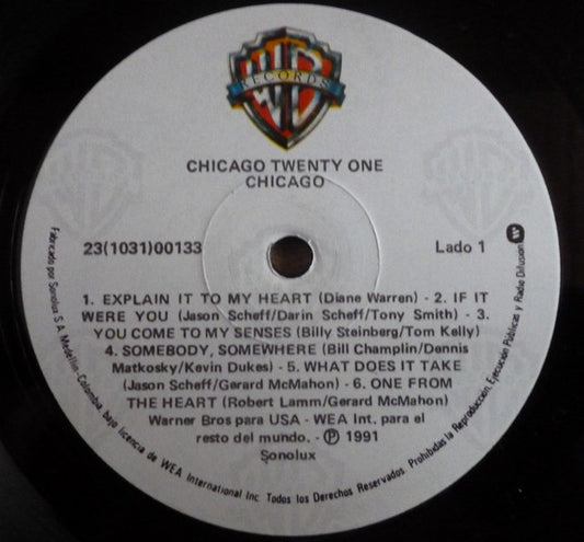 (Usado vg) Chicago – Twenty 1