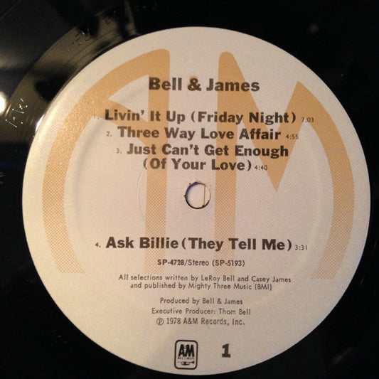 (Usado vg+) Bell & James – Bell & James