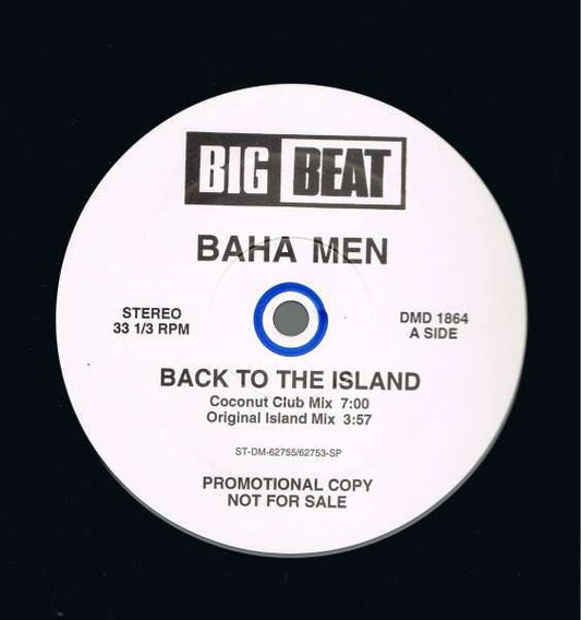 (Usado vg+) Baha Men – Back To The Island