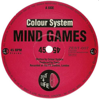 (Usado vg+) Colour System – Mind Games / So Right