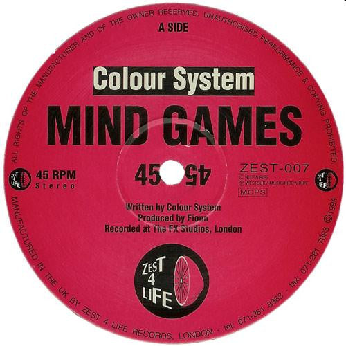 (Usado vg+) Colour System – Mind Games / So Right