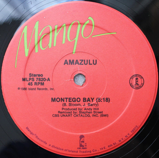 (Usado vg) Amazulu – Montego Bay