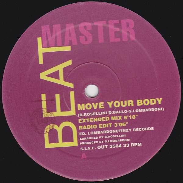 (Usado vg) Beat Master – Move Your Body