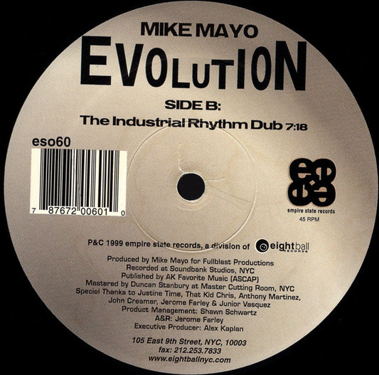 (Usado vg+) Mike Mayo – Evolution