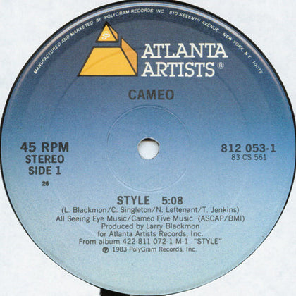 (Usado vg+) Cameo – Style