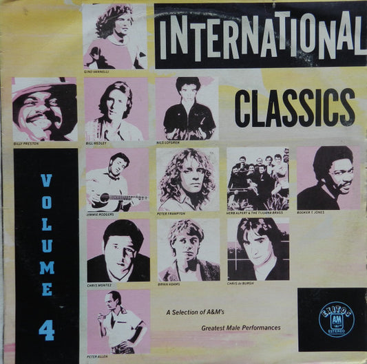 (Usado vg+) Various – International Classics Volume 4 - A Selection Of A&M's Greatest Male Performers