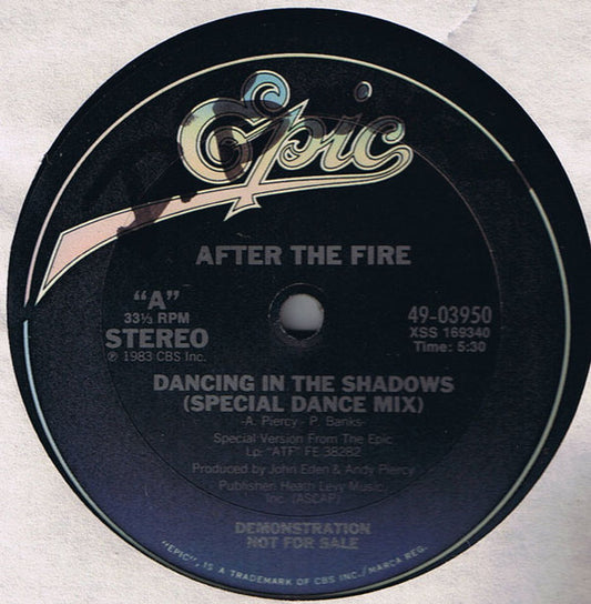 After The Fire – Dancing In The Shadows (Usado vg)