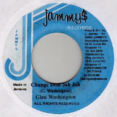 (Usado vg+) Glen Washington – Change Dem Jah Jah