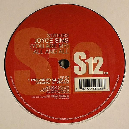 (Usado vg+) Joyce Sims – (You Are My) All And All
