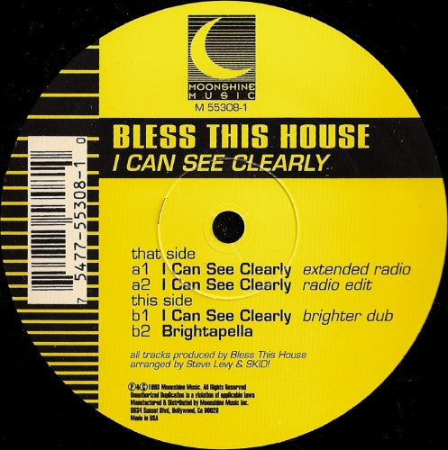 (Usado vg+) Bless This House – I Can See Clearly)