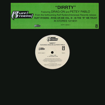 (Usado vg+) Ruff Ryders – Dirrty