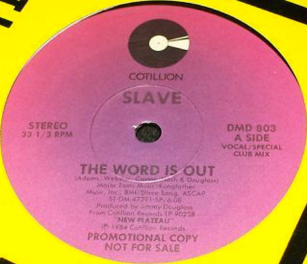 (Usado vg+) Slave – The Word Is Out / K.O.G.