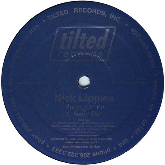 (Usado vg+) Nick Lipples – Funky City EP