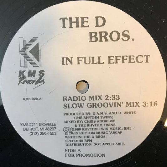 (Nuevo) The D Bros. – In Full Effect