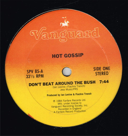(Usado vg) Hot Gossip – Don't Beat Around The Bush