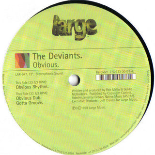 (Usado vg+) The Deviants – Obvious
