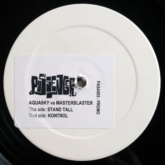 (Usado  vg+) Aquasky vs. Masterblaster – Kontrol / Stand Tall