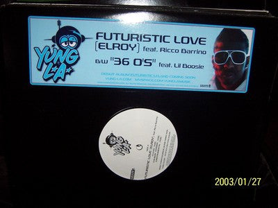 (Usado vg+) Yung L.A. – Futuristic Love (Elroy) b/w 36 O's