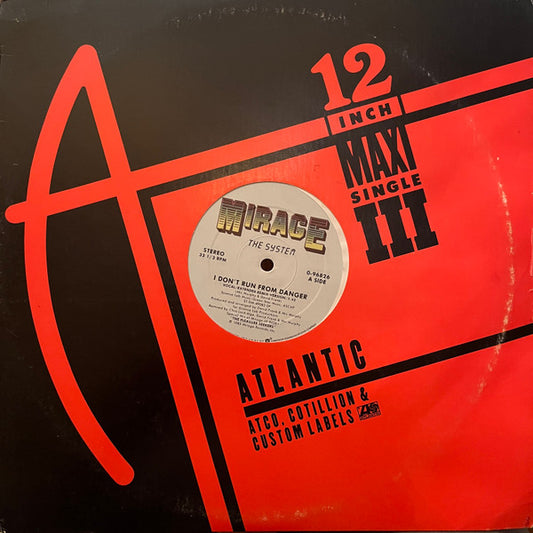 (Usado vg+) The System – I Don't Run From Danger