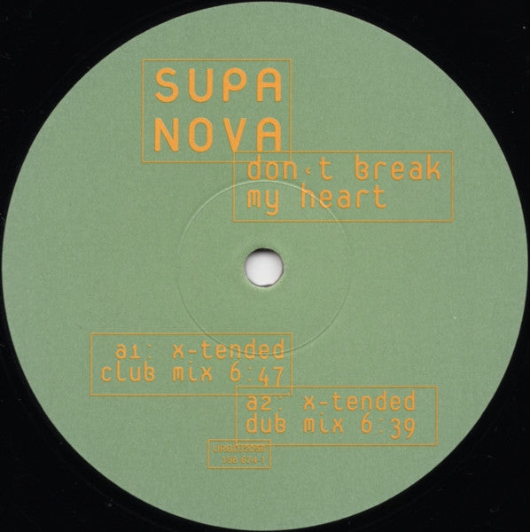 (Usado vg+) Supa Nova – Don't Break My Heart