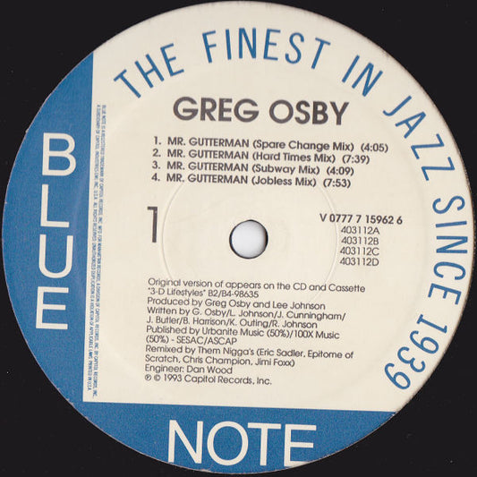 Greg Osby – Mr. Gutterman (Usado vg+)