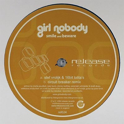 (Usado vg) Girl Nobody – Smile And Beware
