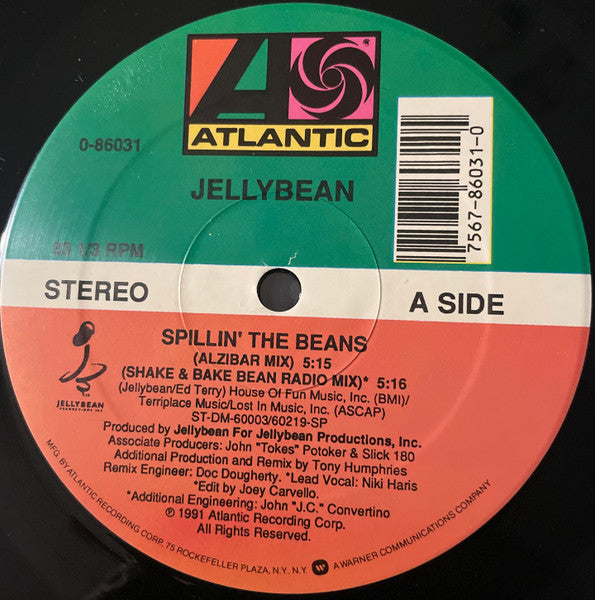 (Usado vg) Jellybean – Spillin' The Beans