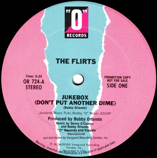 The Flirts – Jukebox (Don't Put Another Dime) (Usado vg)