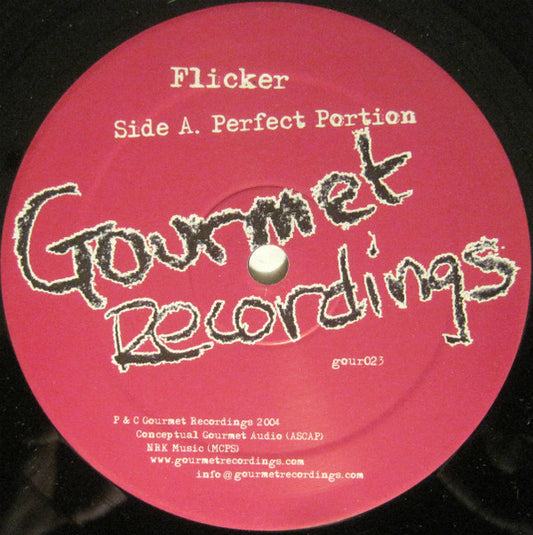 (Usado vg+) Flicker – Perfect Portion