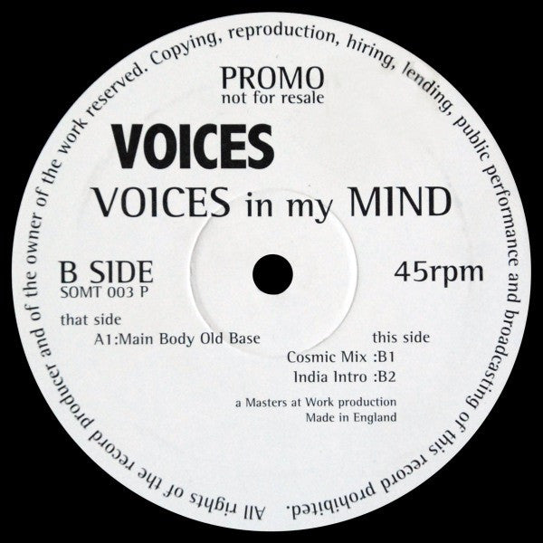 (Usado vg+) Voices – Voices In My Mind