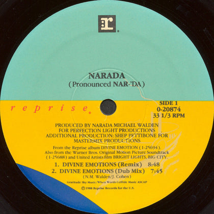 (Usado vg+) Narada – Divine Emotions