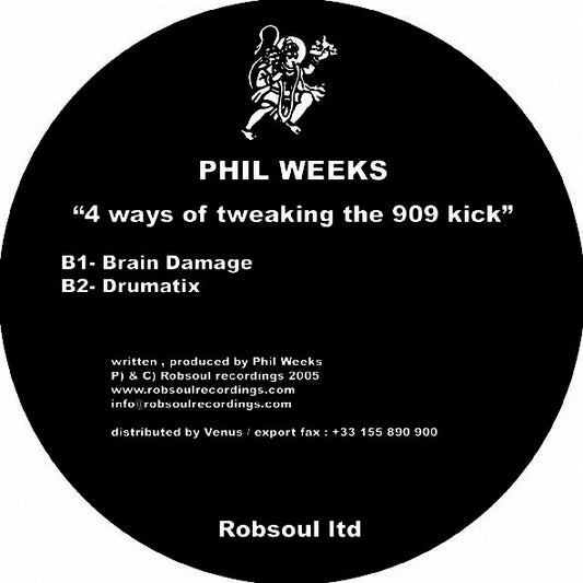(Usado vg+) Phil Weeks – 4 Ways Of Tweaking The 909 Kick
