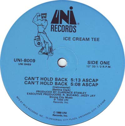 (Usado vg) Ice Cream Tee – Can't Hold Back