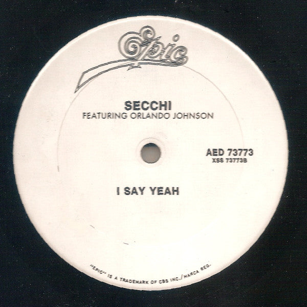 (Usado vg) Secchi – I Say Yeah
