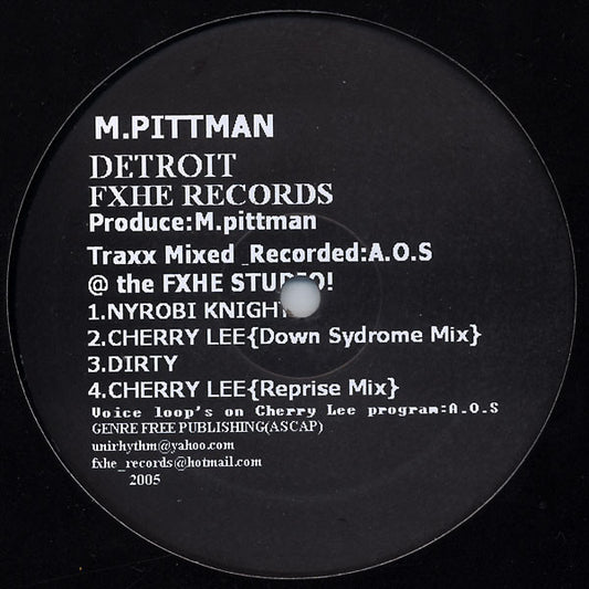 (nuevo) M.Pittman – M. Pittman EP