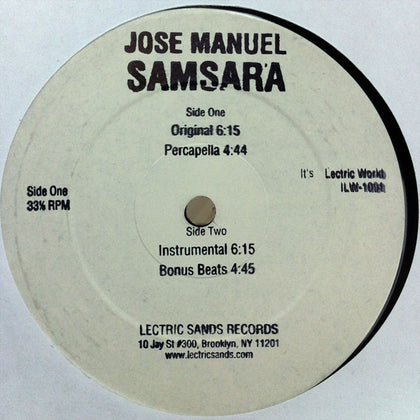 (Usado vg+) Jose Manuel – Samsara