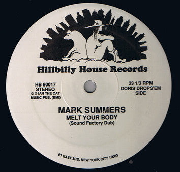 (Usado vg+) Mark Summers – Melt Your Body