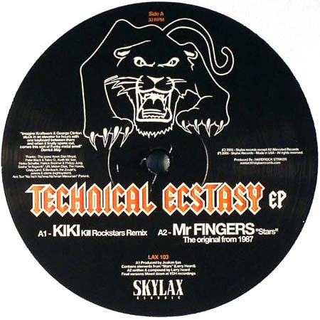 Mr. Fingers / Hardrock Striker – Technical Ecstacy EP (Usado vg+)