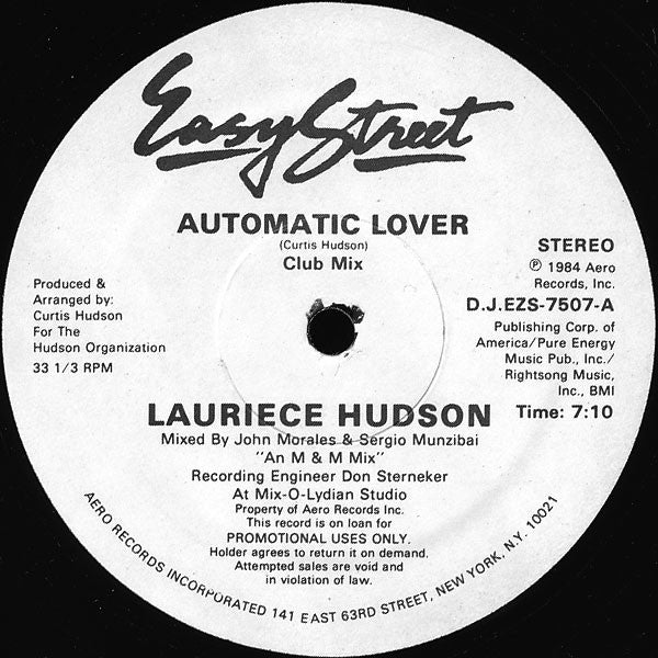 (Usaod vg) Lauriece Hudson – Automatic Lover