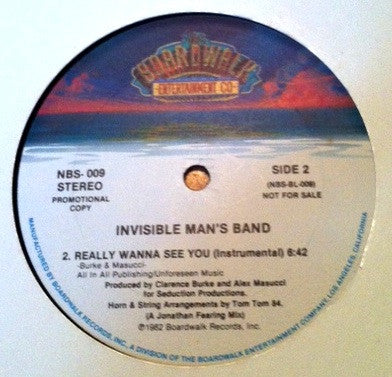 (Usado vg+) Invisible Man's Band – Really Wanna See You