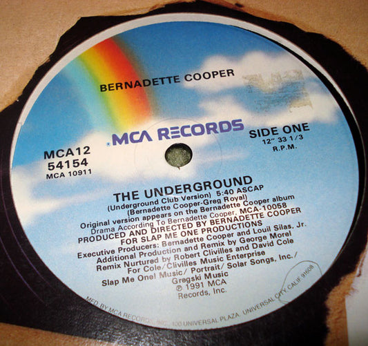 (Usado vg) Bernadette Cooper – The Underground